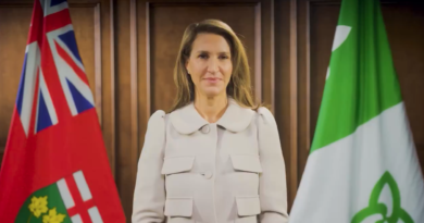 President of the Treasury Board and Minister responsible for Emergency Management, Caroline Mulroney video statement on Ontario's emergency preparedness (image source: X / @C_Mulroney)
